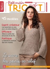 FAIT MAIN TRICOT 28 LE SACRE DES POINTS EN RELIEF 45 MODELES 