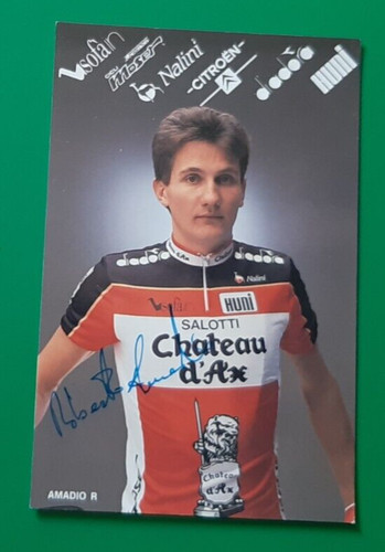 Cyclisme carte cycliste - carte, amadio
