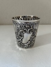 Sterling silver goblet timbale - sterling,