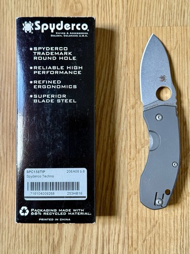Spyderco techno c158tip - techno, rare