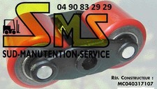 DOUBLE GALET TANDEM ASSEMBLE TRANSPALETTE MANUEL MIC TM2000 PIECES DETACHEES 