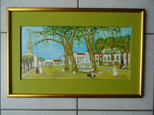 Tableau orientaliste art naïf - orientaliste,