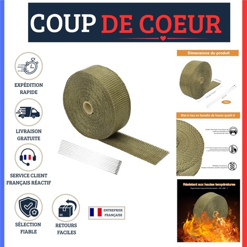 Bande thermique échappement - bande,