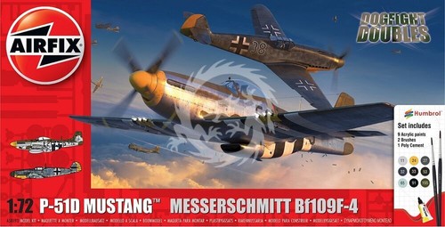 51d mustang bf109f 4 - vs, bf109f-4