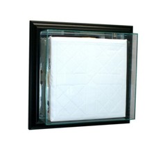 Wall Mounted Baseball Base Display Case UV Protected Base Showcase