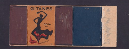 Old box label matches - , france