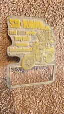 Rare 1970's Vintage Jawa CZ Motorcycle Advertising Printing Block