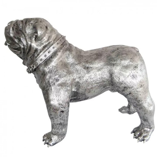 Statue résine chien - en,