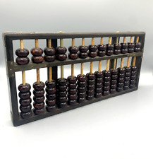 Antique Chinese Wooden Abacus 13 Rows Vintage