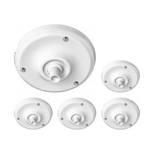 5x baldaquin en porcelaine