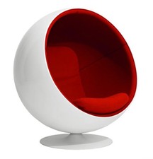 Eero Aarnio Original Ball Chair Red and White