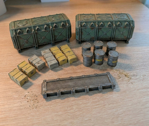 Printed industrial terrain - 3d,