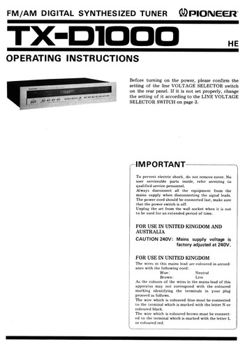 Bedienungsanleitung-Operating