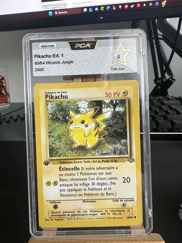 Carte pokémon pikachu jungle - pokémon,
