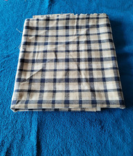 LINGE ANCIEN : 1 GRAND COUPON DE TISSU A CARREAUX 1 STYLE ECOSSSAIS 16 X 83 CM