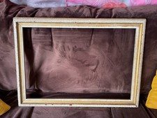 cadre ancien en bois début XXe pour toile 71x48cm