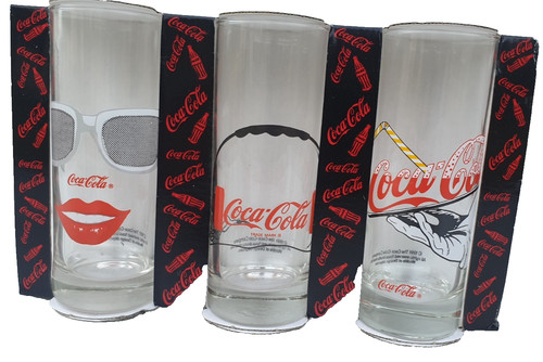Set verres coca cola année - set, coca-cola