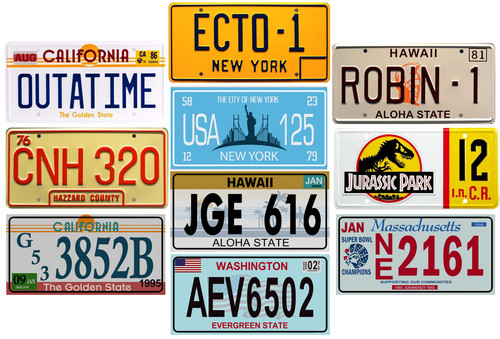 Lot plaques - 10,