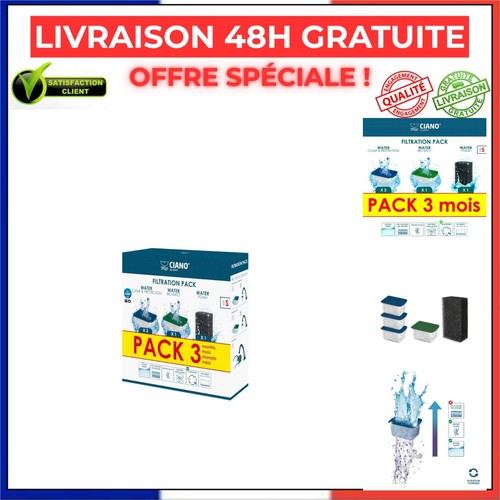 Cartouches filtration aquarium