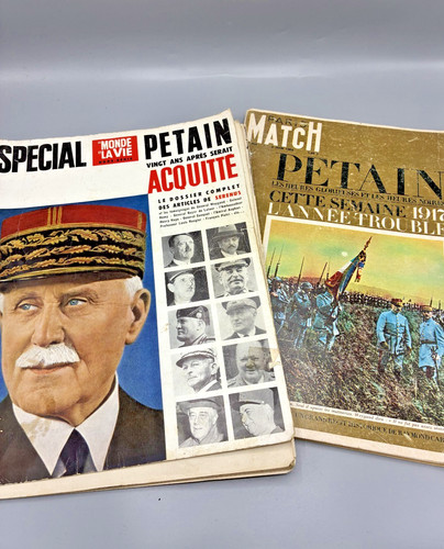 Lot revues anciennes pétain - lot,