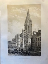 Façade de St Pierre à Caen.