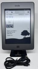 Amazon Kindle Touch D01200 eBook Reader 4th Gen 4GB Wi-Fi 6in  (New Battery)