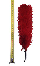Plumet rouge pour casque de Cuirassier, Pompier, hauteur 25 cm, belle copie.Lot4