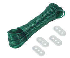 Corde à linge 40 m + tendeurs