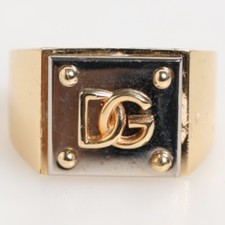 Dolce & Gabbana Bague Or Ton