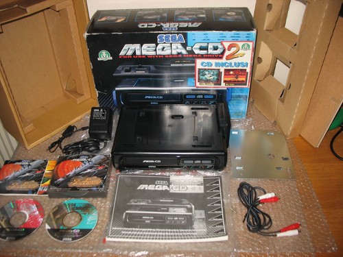 Boxed sega mega - boxed, front