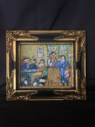 Huile sur toile - , signée