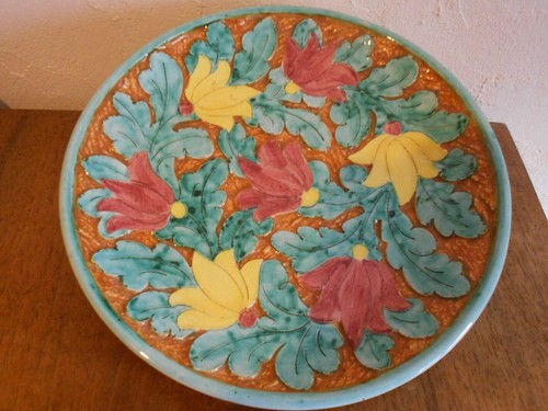 Jolie assiette vintage faience - jolie,