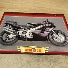 Suzuki RGV250 1994 250 RGV fiche carte moto passion collection Atlas