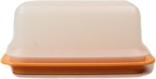 Beurrier TUPPERWARE butterschatz blanc orange butterschatz réfrigérateur