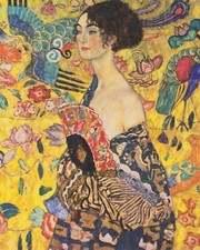 Print or Canvas - Lady with Fan Gustav Klimt