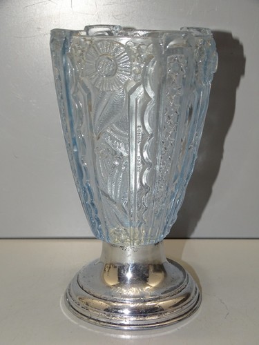 Vase art deco verre - -vase,