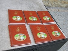 RARE COLLECTION COMPLETE ASTERIX DARGAUD ROMBALDI 1 A 6 SIMILI CUIR CLAIR TTBE