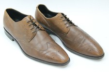 Boss Hommes Chaussures 8 Europe 40 (UK 6.5) Marron Cuir S7684