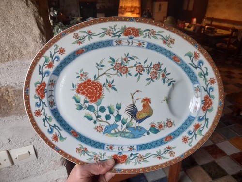 Plat ovale porcelaine - plat,
