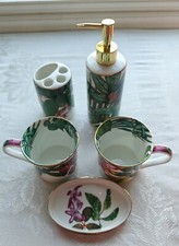 Passifolia Bathroom Accessories Set Porcelain 5 Pieces Bathroom ​