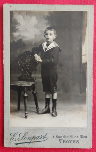 Portrait cdv enfant en - cdv,
