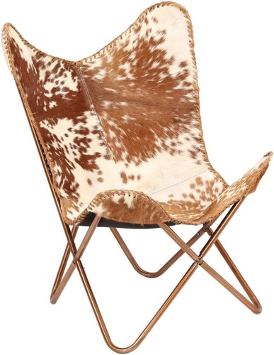 Chaise papillon cuir de - papillon,