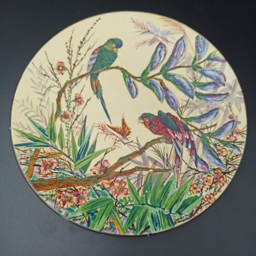Grand plat decoratif - grand, en