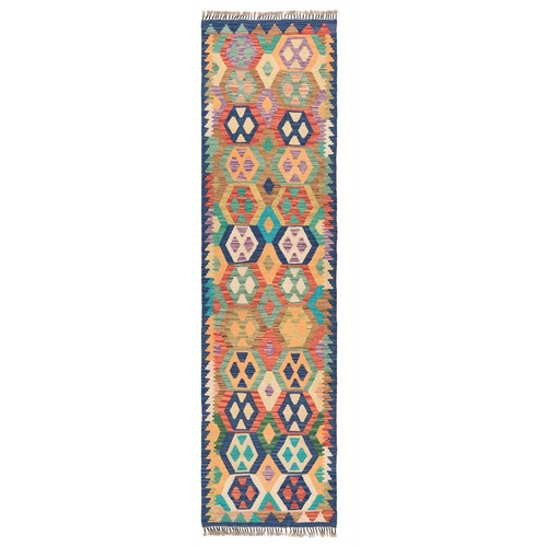 Kelim afghan 297x80 tapis - afghan, cm