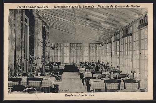 Cpa chatellailon restaurant - cpa, chatellailon,