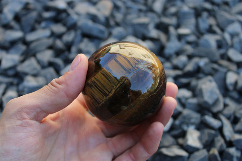 Tiger eye sphere and - tiger,