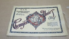 ELBEUF advertising catalogue with fabric samples shirt Unic's