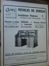 COSMOS office furniture + BOUYTAUD & Cie BORDEAUX advertising paper ILLUSTRATION 1910