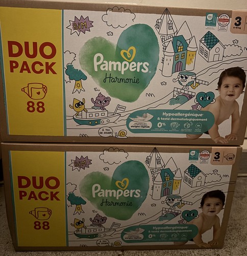 Cartons couches pampers - 2,