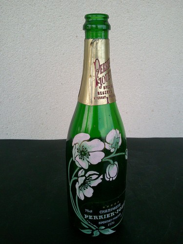 Bouteille vide champagne - bouteille,